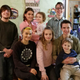 Jill Wheeler, pictured here with her seven children.